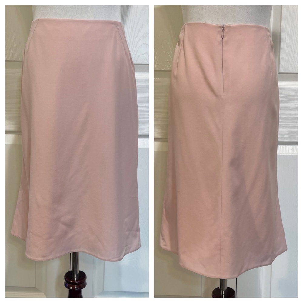 For @emilysearth Armani Collezioni pink wool skirt
